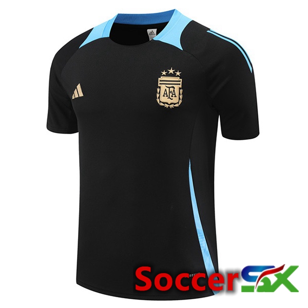 Argentina Training T Shirt Black 2024/2025