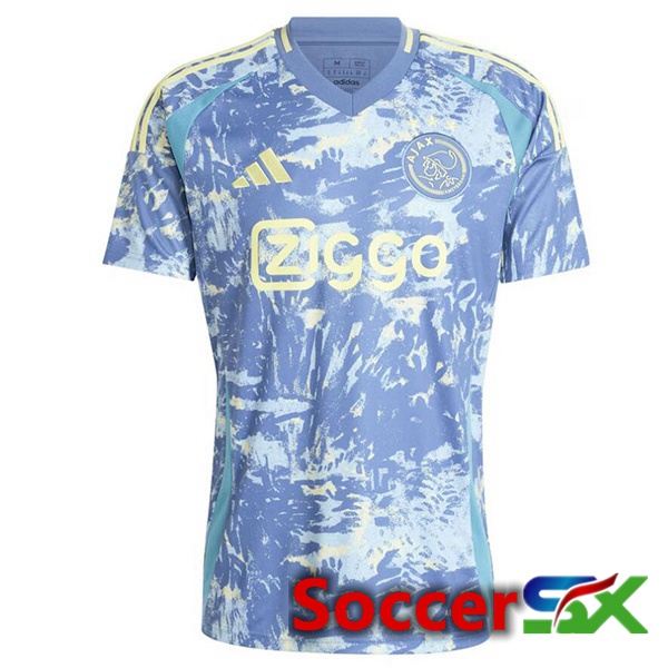 AFC Ajax Away Soccer Jersey Blue 2024/2025