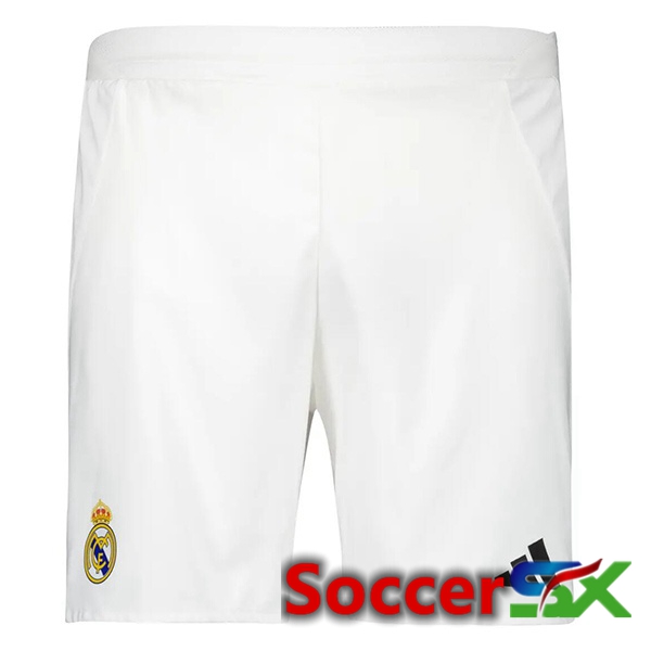 Real Madrid Home Soccer Shorts White 2024/2025