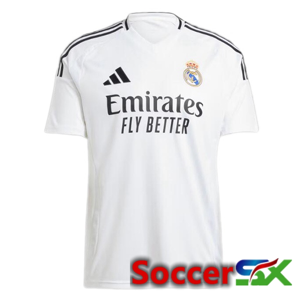 Real Madrid Home Soccer Jersey White 2024/2025