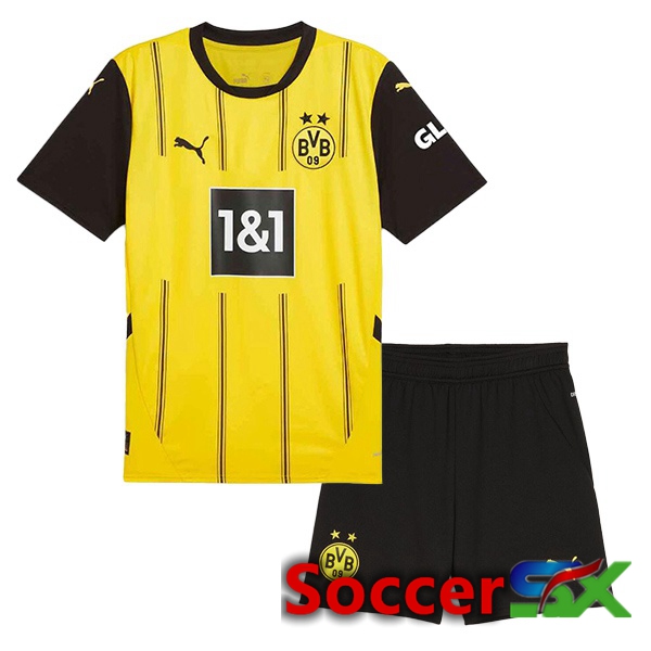 Dortmund BVB Kids Home Soccer Jersey Yellow 2024/2025