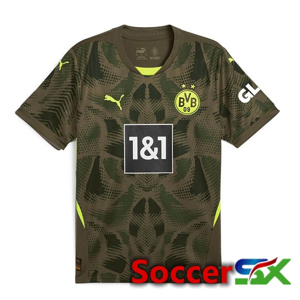 Dortmund BVB Goalkeeper Soccer Jersey Green 2024/2025