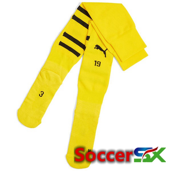 Dortmund BVB Home Soccer Socks Yellow 2024/2025