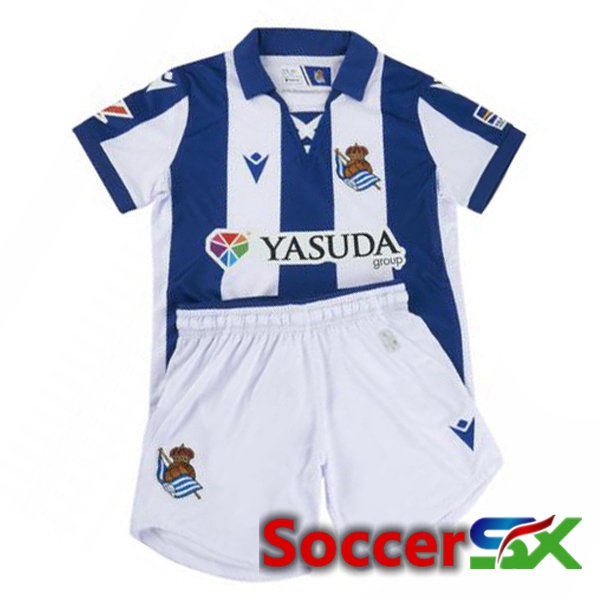 Real Sociedad Kids Home Soccer Jersey Blue 2024/2025