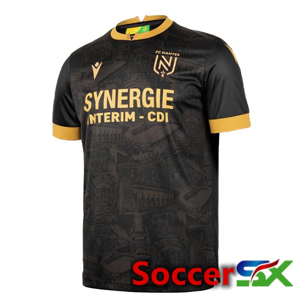 FC Nantes Away Soccer Jersey Black 2024/2025