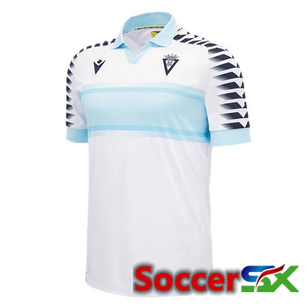 Cadiz CF Away Soccer Jersey White 2024/2025