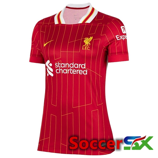 FC Liverpool Women Home New Soccer Jersey 2024/2025