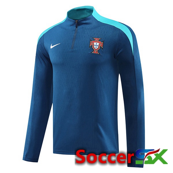 Portugal Training Sweatshirt Blue Royal 2024/2025