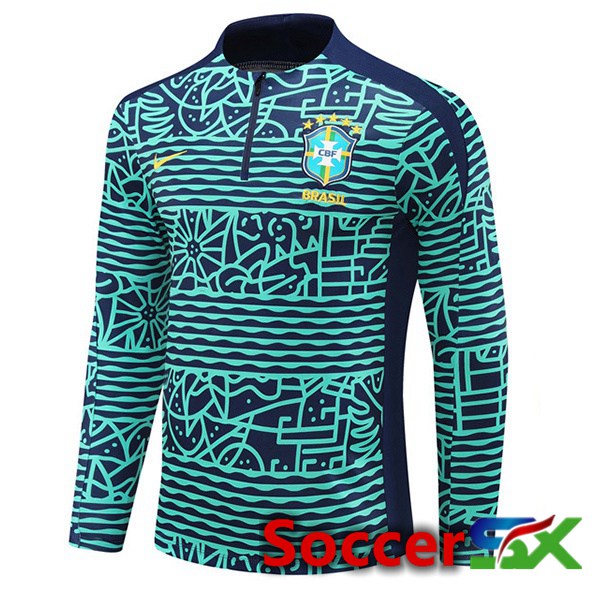 Brazil Training Sweatshirt Green 2024/2025