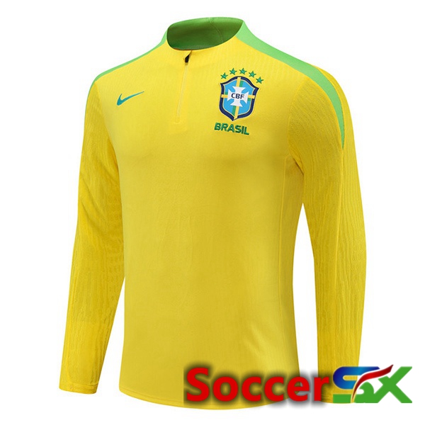 Brazil Training Sweatshirt Yellow 2024/2025