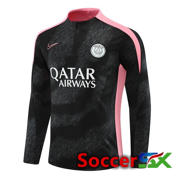 Paris PSG Training Sweatshirt Black 2024/2025