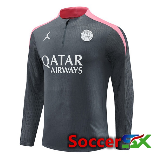 JORDAN Paris PSG Training Sweatshirt Grey 2024/2025