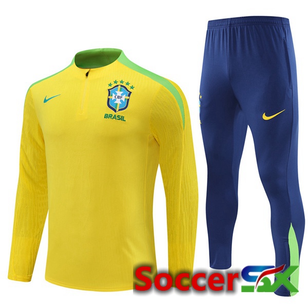 Brazil kit Training Tracksuit Yellow 2024/2025