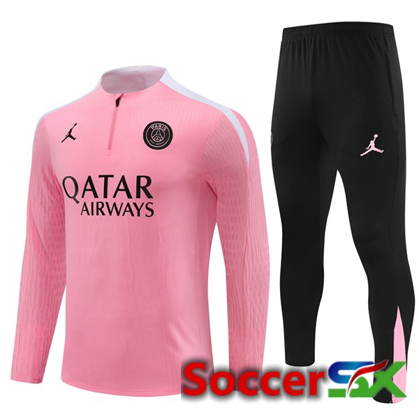 JORDAN Paris PSG kit Training Tracksuit Pink 2024/2025