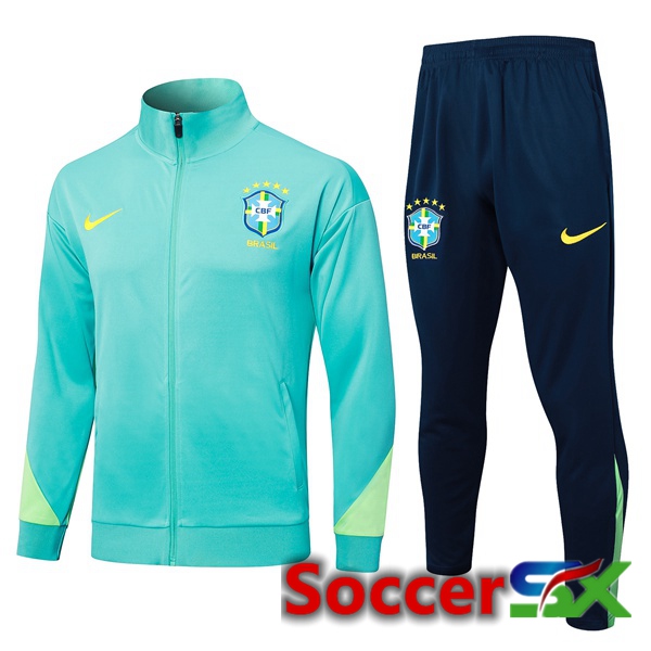Brazil Training Jacket Suit Green 2024/2025