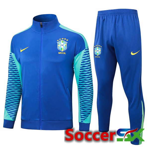 Brazil Training Jacket Suit Blue 2024/2025