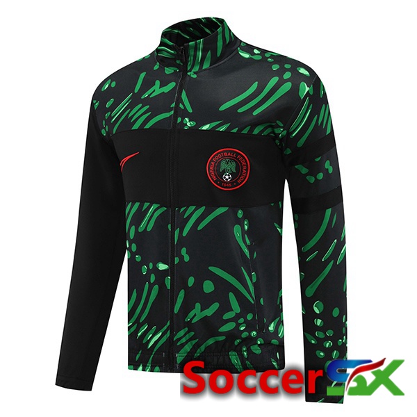 Nigeria Training Jacket Black Green 2024/2025