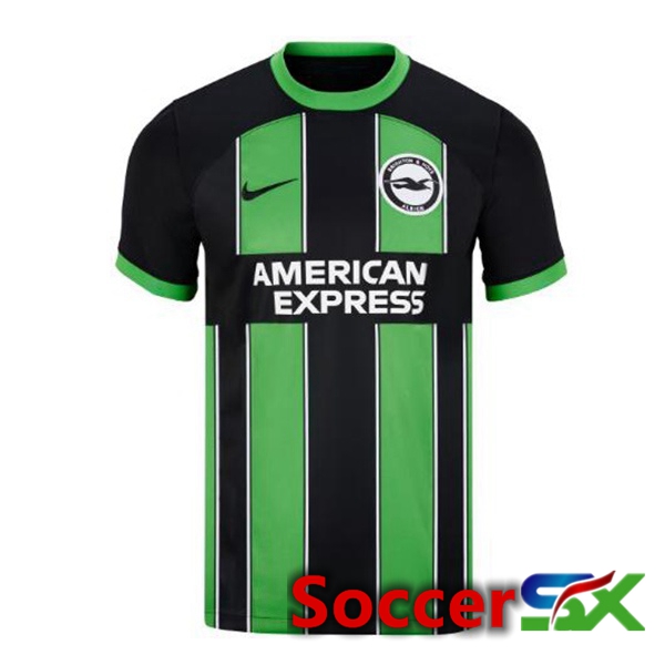 FC Brighton Third Soccer Jersey Green Black 2024/2025