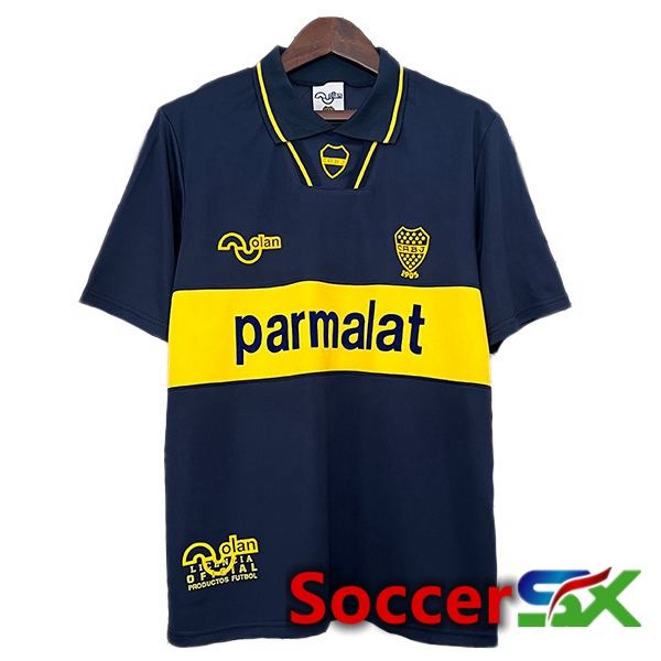 Boca Juniors Retro Home Soccer Jersey Blue Royal 1994-1995