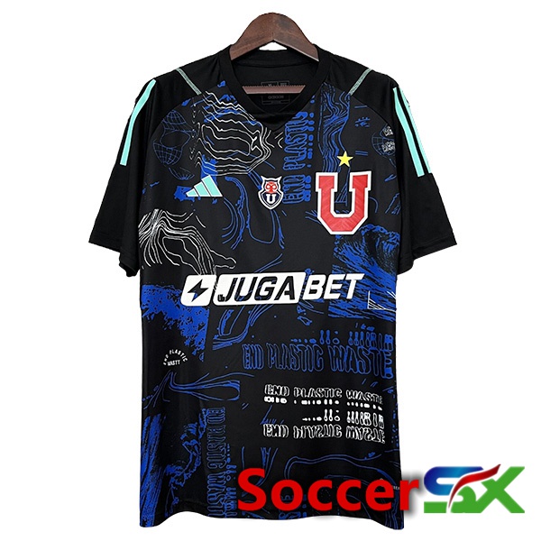 Universidad De Chile Goalkeeper Soccer Jersey Black 2024/2025