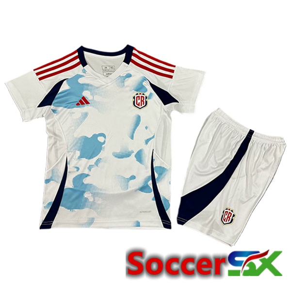 Costa Rica Kids Away Soccer Jersey 2024/2025