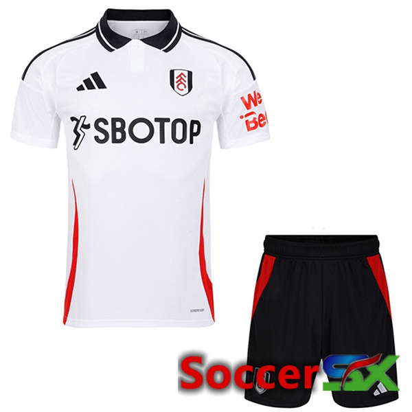 Fulham Kids Home New Soccer Jersey 2024/2025