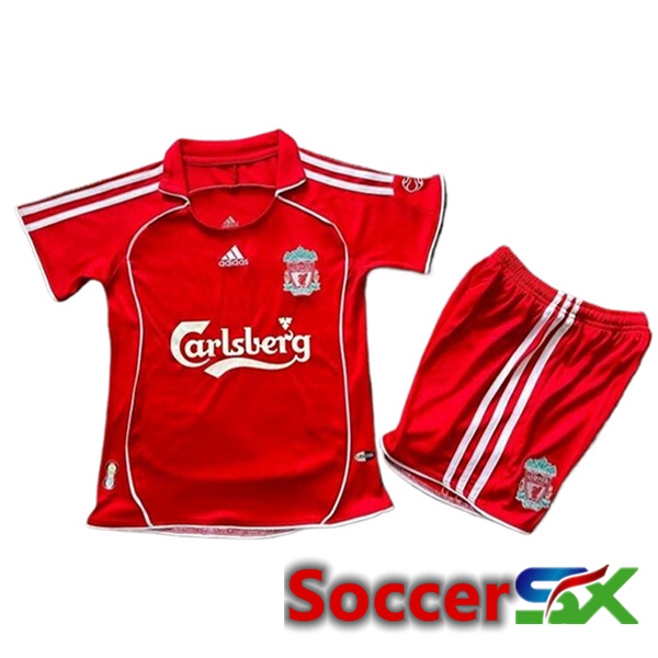 FC Liverpool Retro Kids Home Soccer Jersey 2006/2008