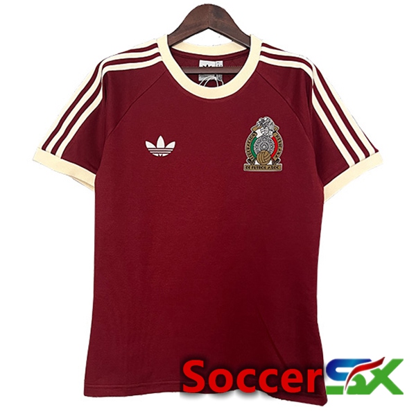 Mexico Retro Soccer Jersey Special Edition Red