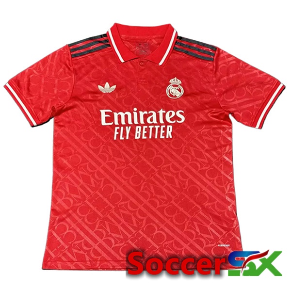 Real Madrid Soccer Jersey Special Edition Red 2024/2025