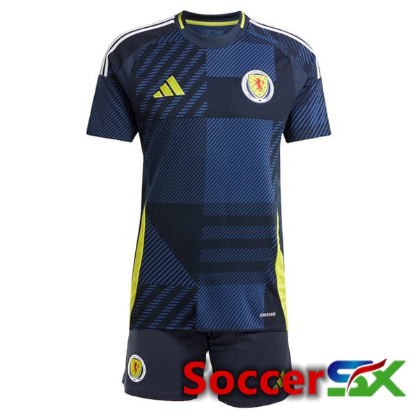 Scotland Kids Home Soccer Jersey UEFA Euro 2024