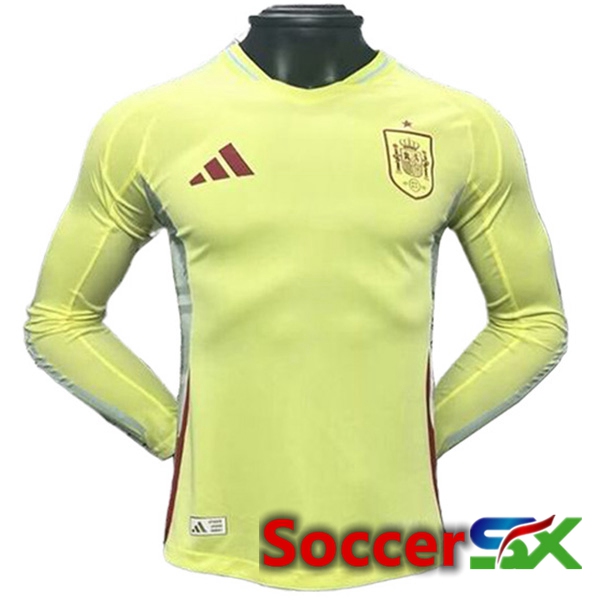 Spain Away Soccer Jersey Long sleeve 2024/2025