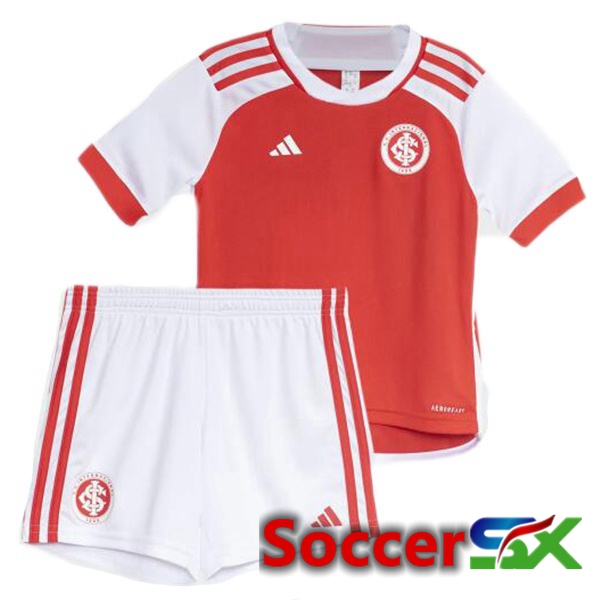 SC Internacional Kids Home Soccer Jersey Red 2024/2025