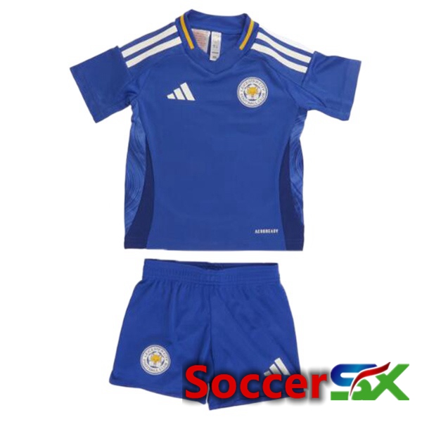 Leicester City Kids Home Soccer Jersey Blue 2024/2025