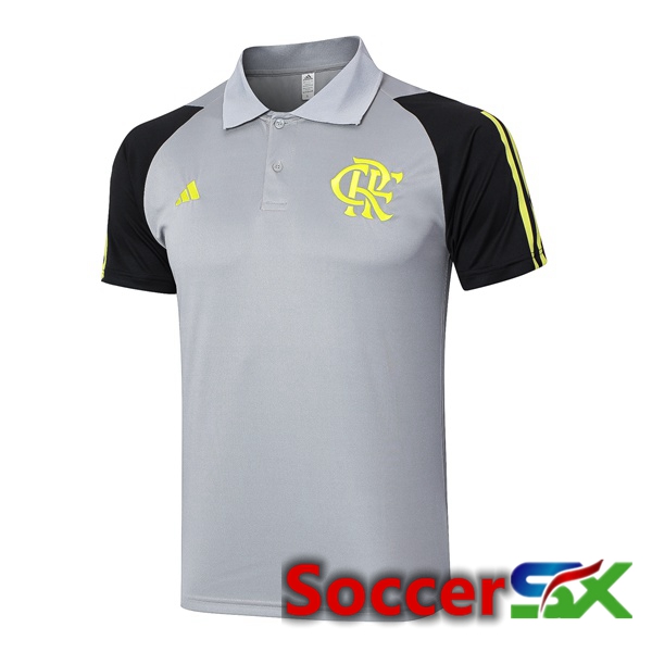 Flamengo Soccer Polo Grey 2024/2025