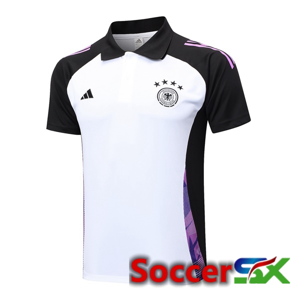 Germany Soccer Polo White 2024/2025