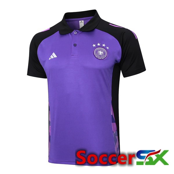 Germany Soccer Polo Purple 2024/2025