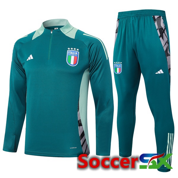 Italy kit Training Tracksuit Green 2024/2025