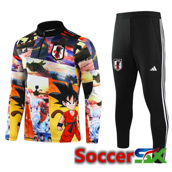 Japan kit Training Tracksuit Yellow Black 2024/2025