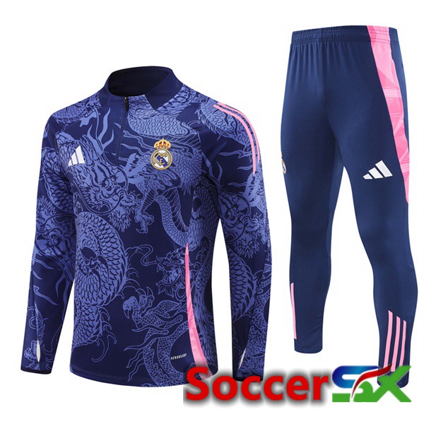 Real Madrid kit Training Tracksuit Blue Royal 2024/2025