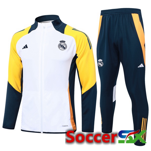 Real Madrid kit Training Jacket Suit White 2024/2025