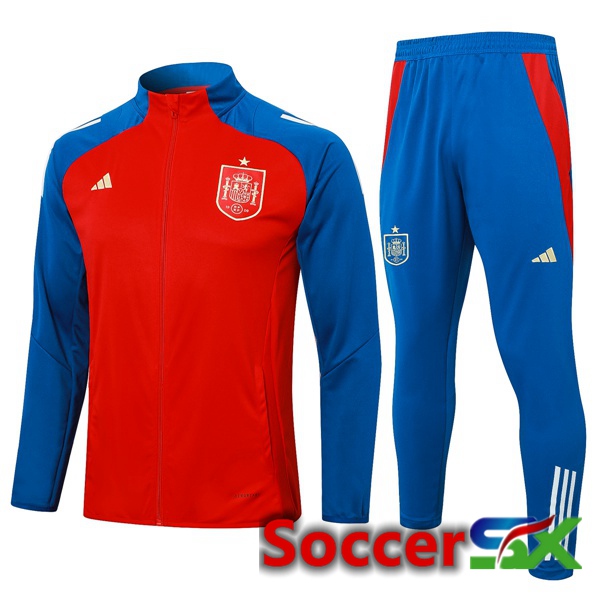 Spain kit Training Jacket Suit Red 2024/2025