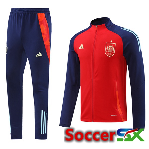 Spain kit Training Jacket Suit Red 2024/2025