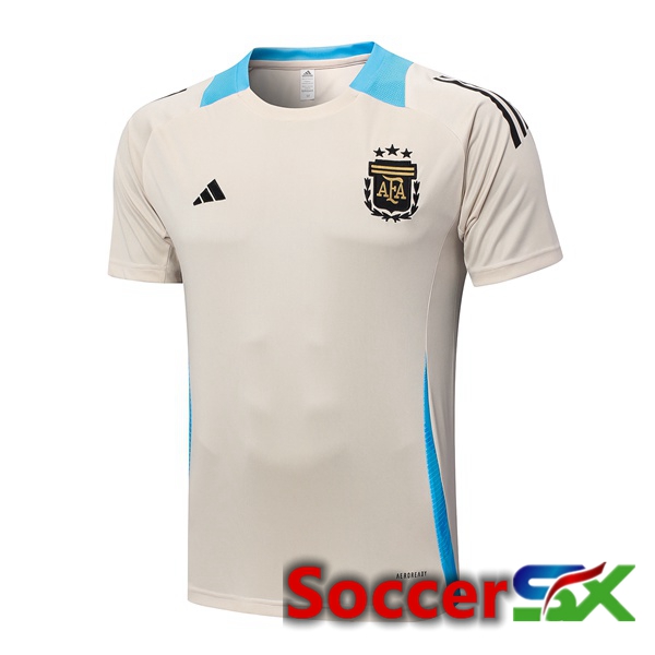 Argentina Training T Shirt Yellow 2024/2025