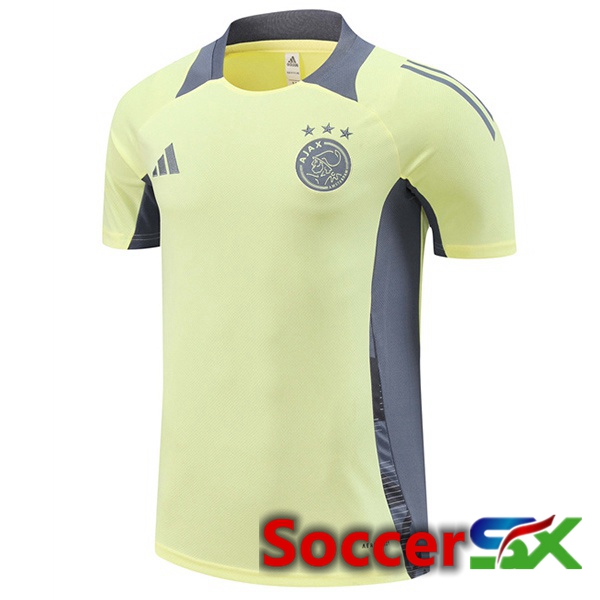 AFC Ajax Training T Shirt Yellow 2024/2025