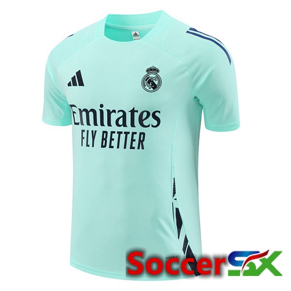 Real Madrid Training T Shirt Green 2024/2025