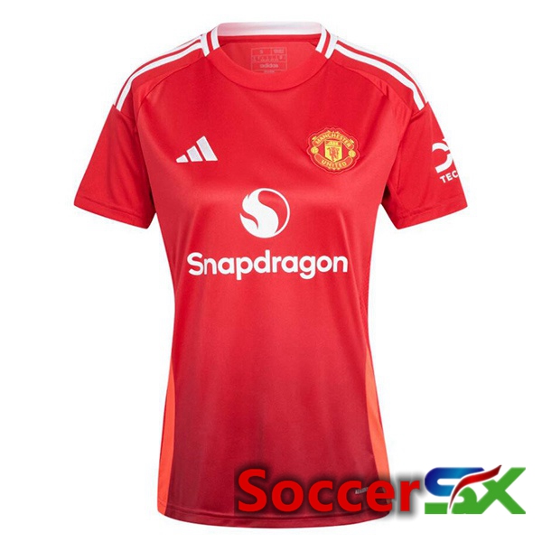 Manchester United Women Home Soccer Jersey Red 2024/2025