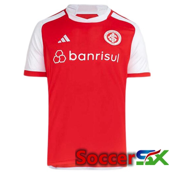 SC Internacional Home Soccer Jersey Red 2024/2025