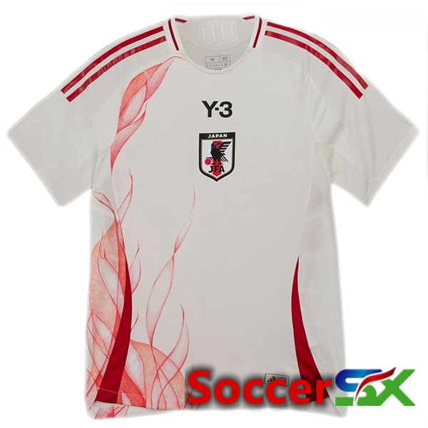 Japan Away Soccer Jersey White 2024/2025