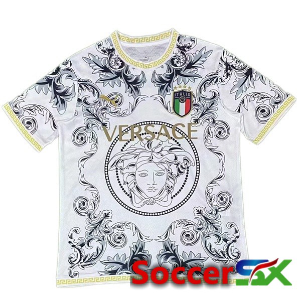 Italy Soccer Jersey Special Edition White 2024/2025