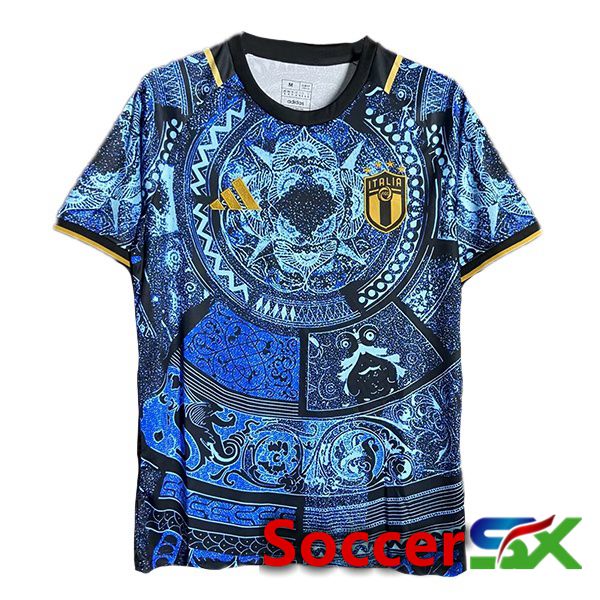 Italy Soccer Jersey Special Edition Blue 2024/2025